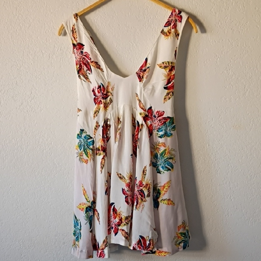 Free People Multicolor Floral Mini Dress - Picture 3 of 13